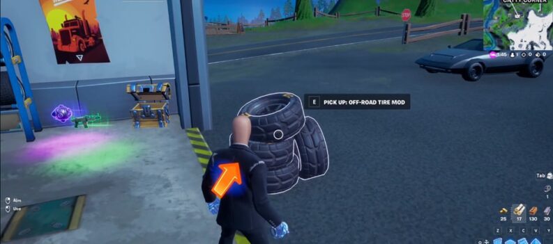 how to upgrade car tires to off road fortnite