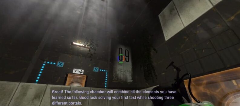 portal reloaded chamber 9 walkthrough guide