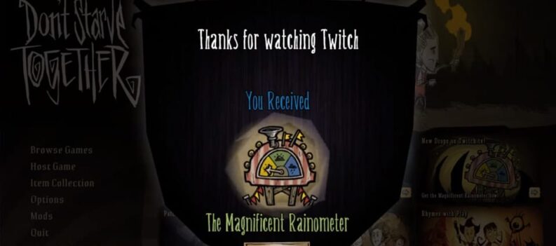 dont starve together how to get twitch drops