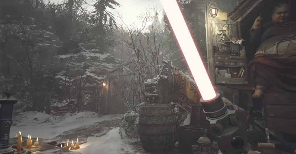 resident evil village how to get lightsaber