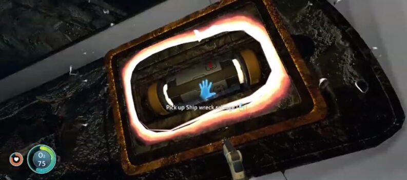 shipwreck salvage location subnautica below zero