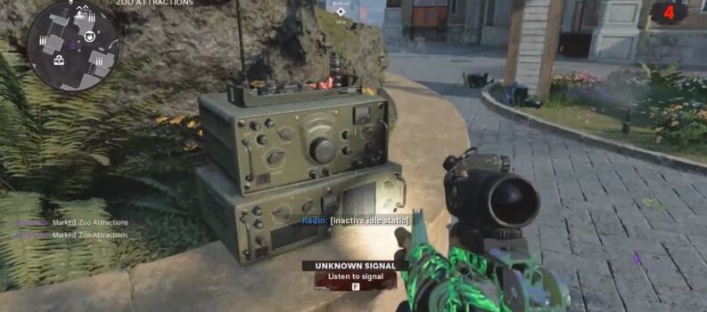 black ops cold war zoo radio all locations