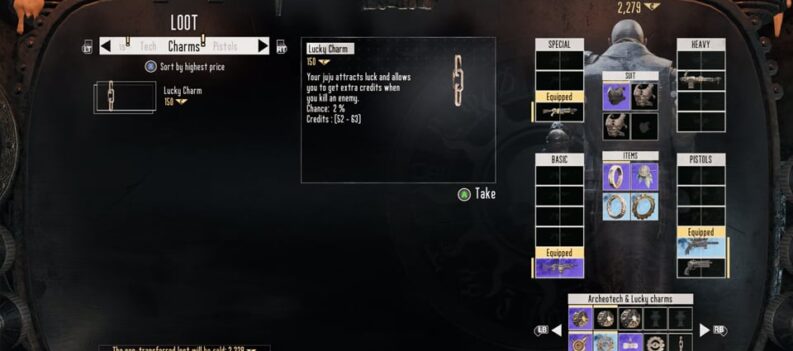 how to equip weapons in necromunda hired gun