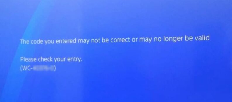 how to fix ps4 error code wc 34736 3