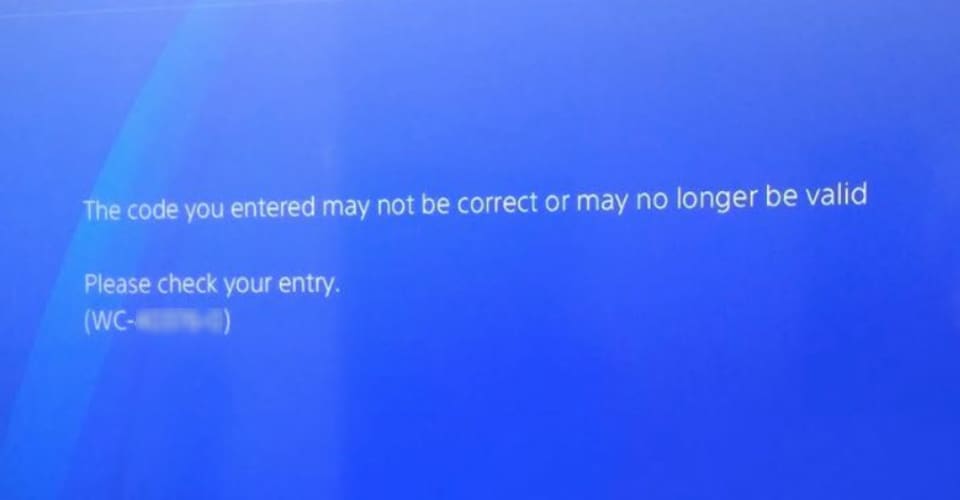 how to fix ps4 error code wc 34736 3