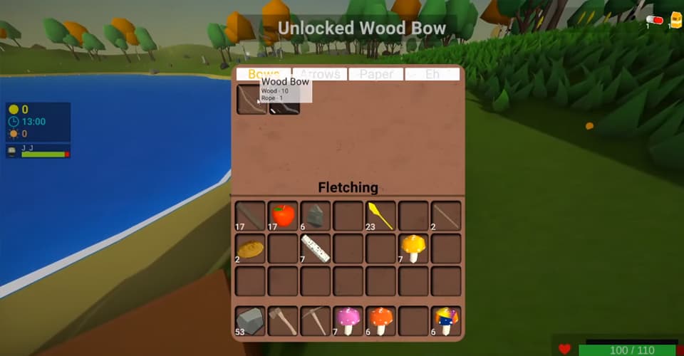 how to make a bow in muck