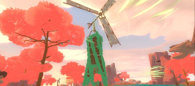 winds and leaves windmill