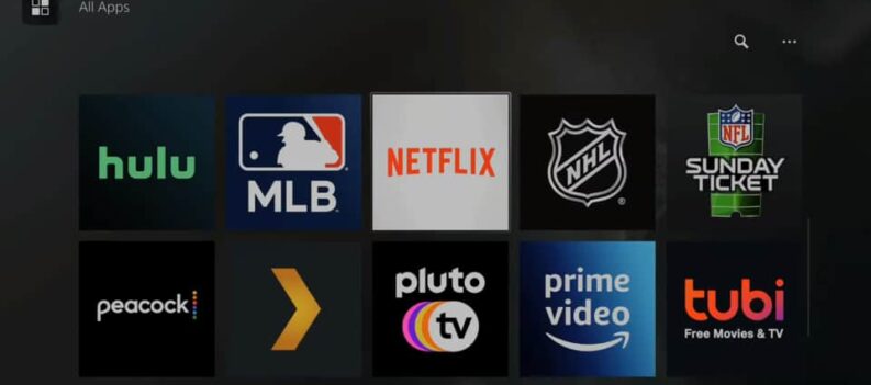 how to find install all media apps on PS5