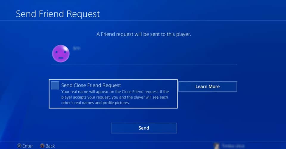 how to send a friend request on ps4 accept requests