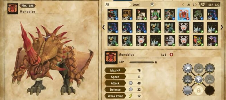 where to find monoblos monster hunter stories 2