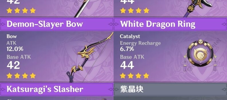 Genshin Impact How to Get Inazuma Craftable Weapons