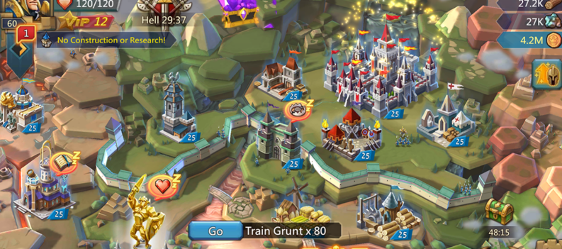 Lords Mobile How to Increase Army Size