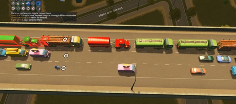 cities skyline how to fix vehicle lane switching