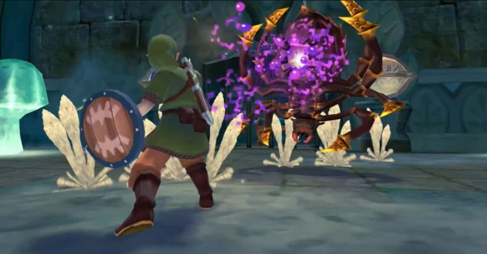 The Legend Of Zelda Skyward Sword HD: How To Kill Skulltula Spiders