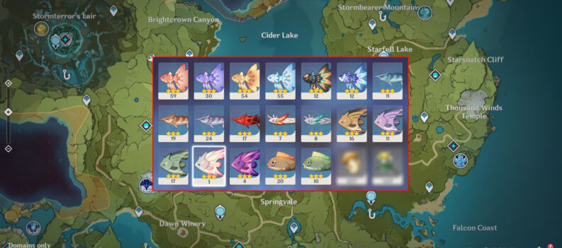 fish locations 1