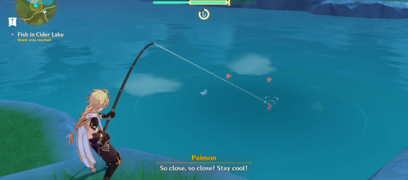 fishing in cider lake