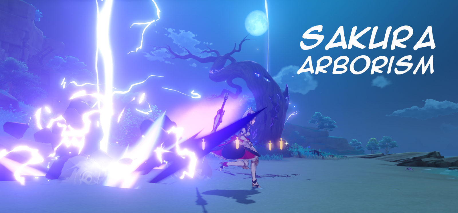 How to Stop the Thunder Sakura Trees in Genshin Impact