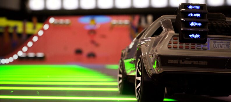 hot wheels unleashed back to the future car