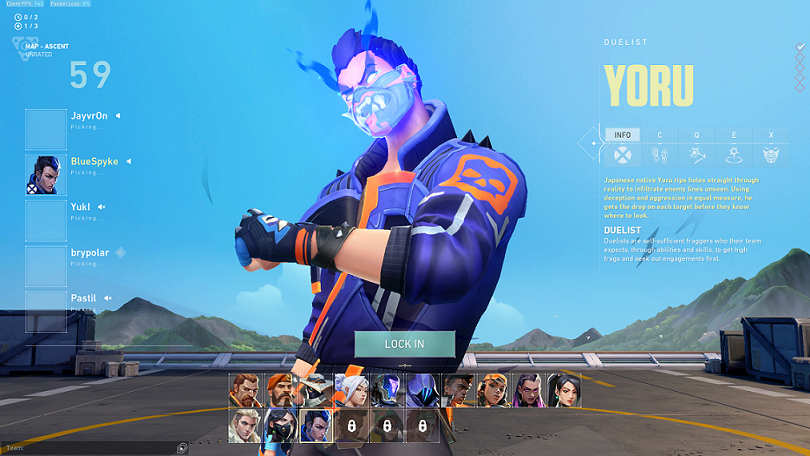 Valorant Duelist — Yoru