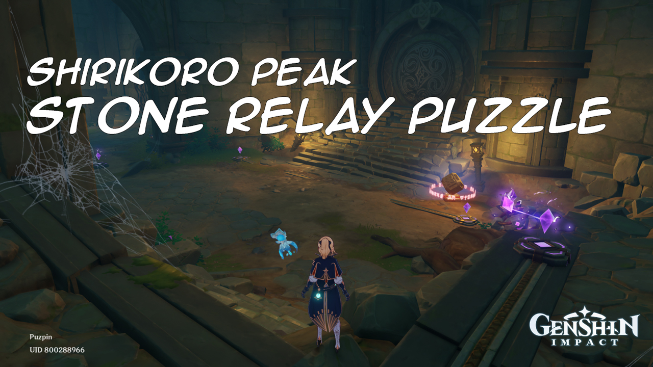 How to Solve the Shirikoro Peak Underground Stone Relay Puzzle in Genshin Impact