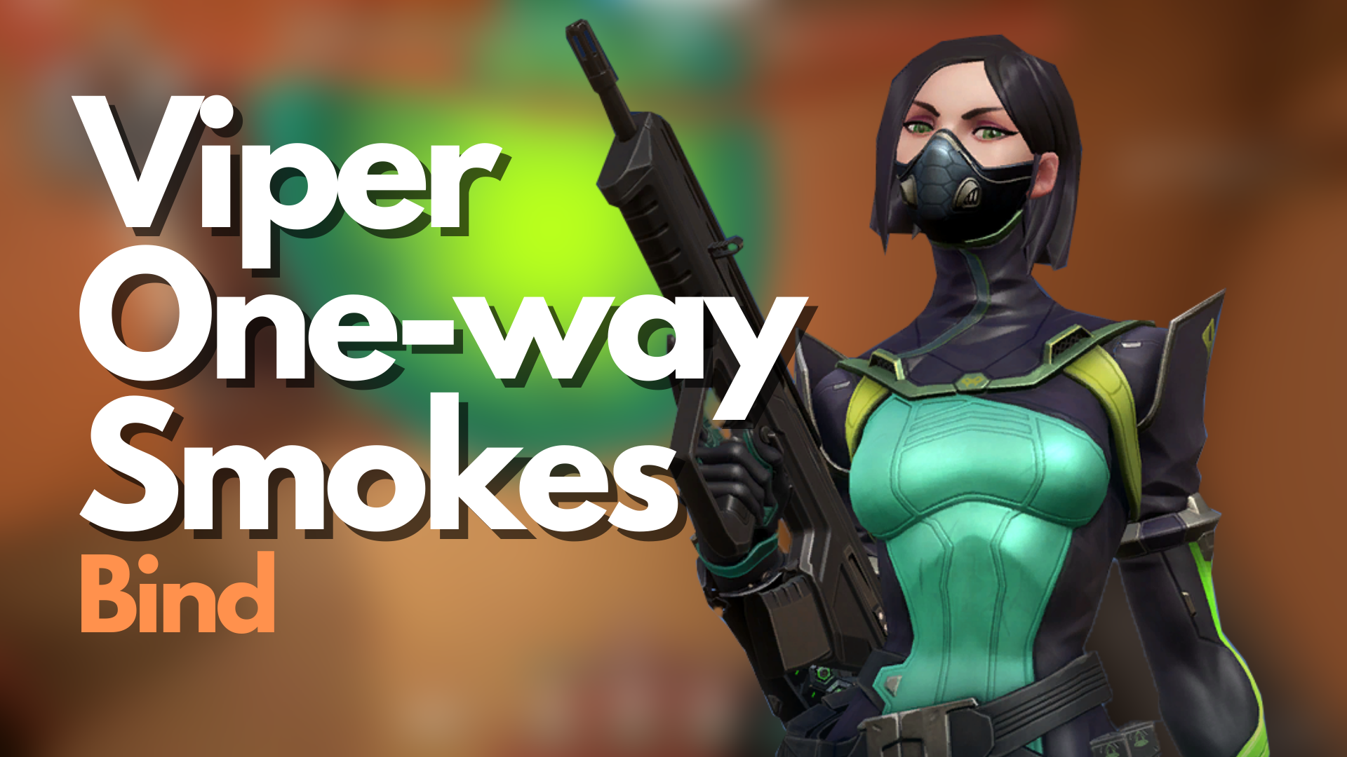 VALORANT: Viper One-way Smokes on Bind (Defending)