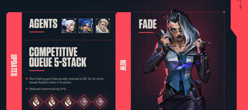 featured image patch 4.08 fade officially released sova jett and neon balance five stack queues and more