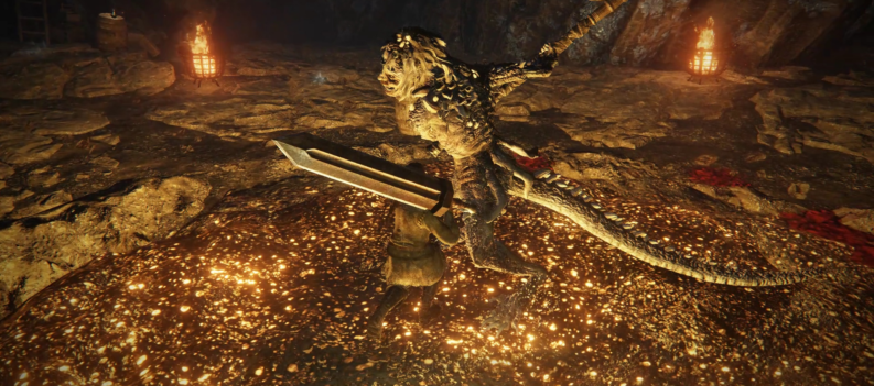 How to Beat Scaly Misbegotten in Elden Ring