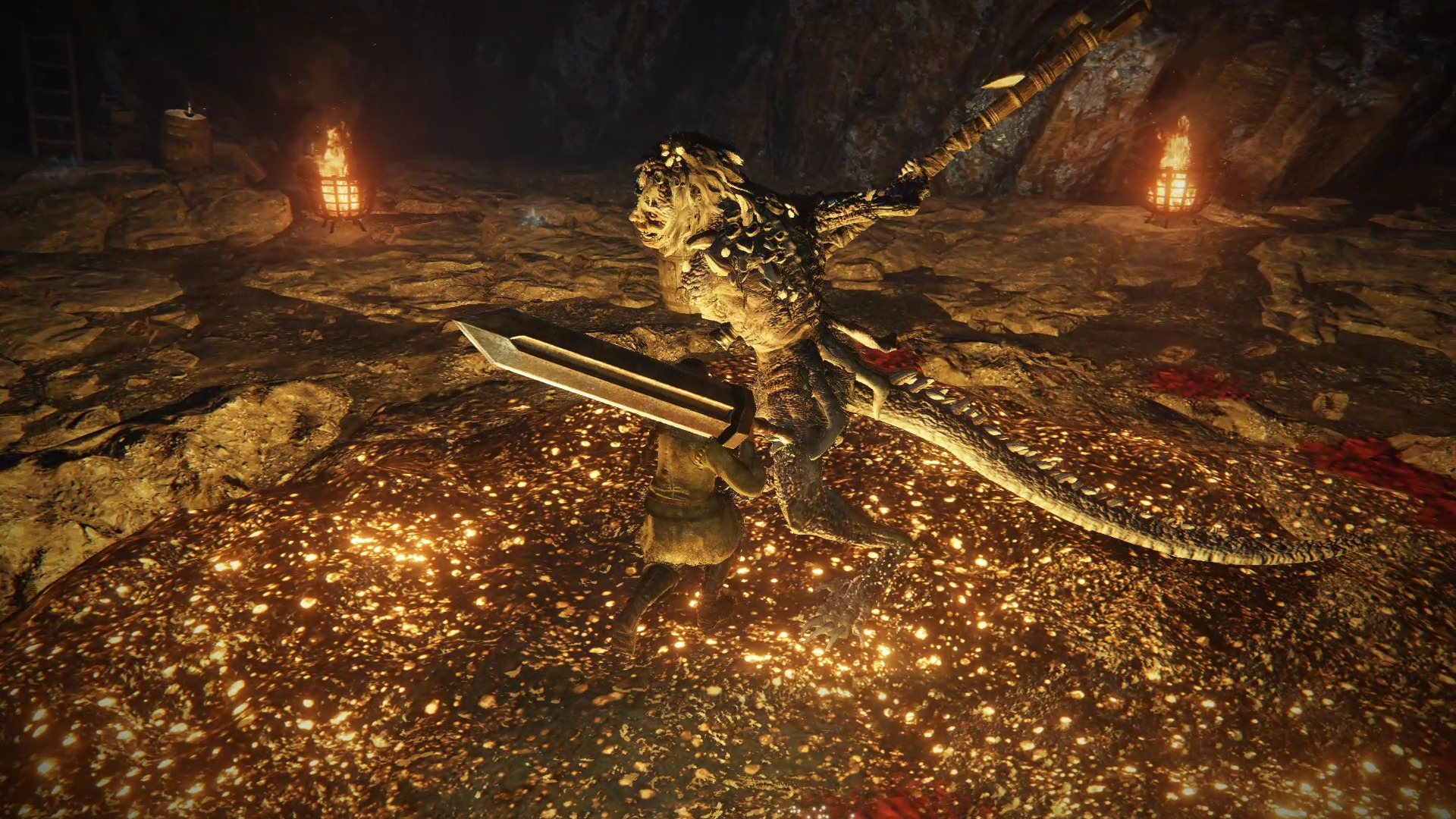 How to Beat Scaly Misbegotten in Elden Ring