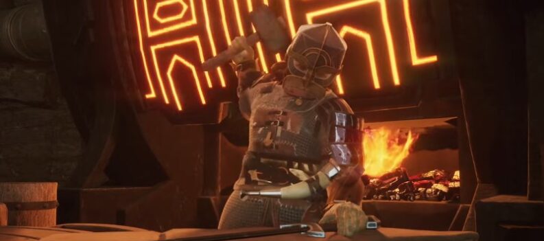 Gameplay still from Lord of the Rings: Return to Moria