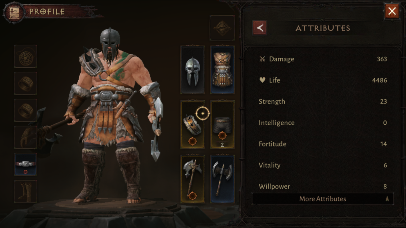 Diablo Immortal: Attributes Guide