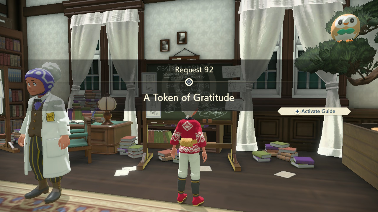 How to Complete the 'A Token of Gratitude' Request (Request 92) in Pokemon Legends: Arceus