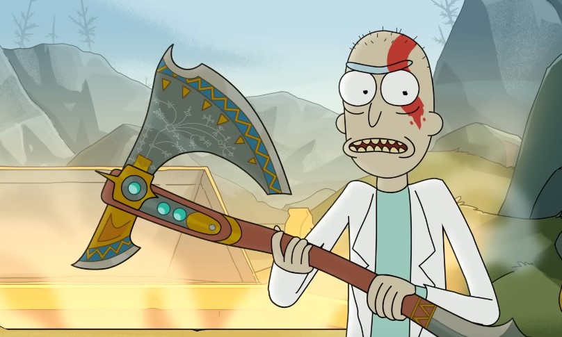 05 Rick and Morty God of War