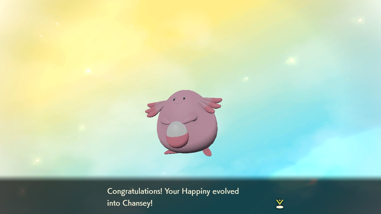 How to Evolve Happiny into Chansey in Pokemon Legends: Arceus