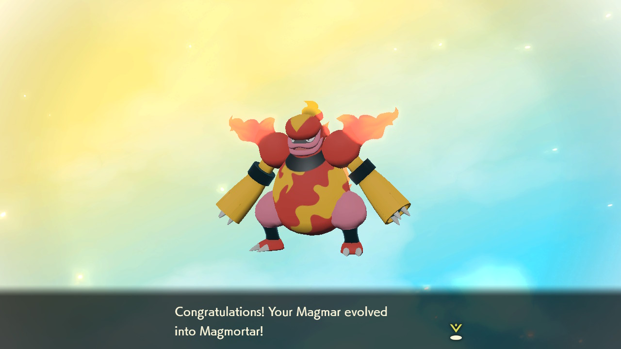 How to Evolve Magmar into Magmortar in Pokemon Legends: Arceus