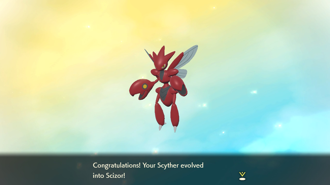 How to Evolve Scyther into Scizor in Pokemon Legends: Arceus