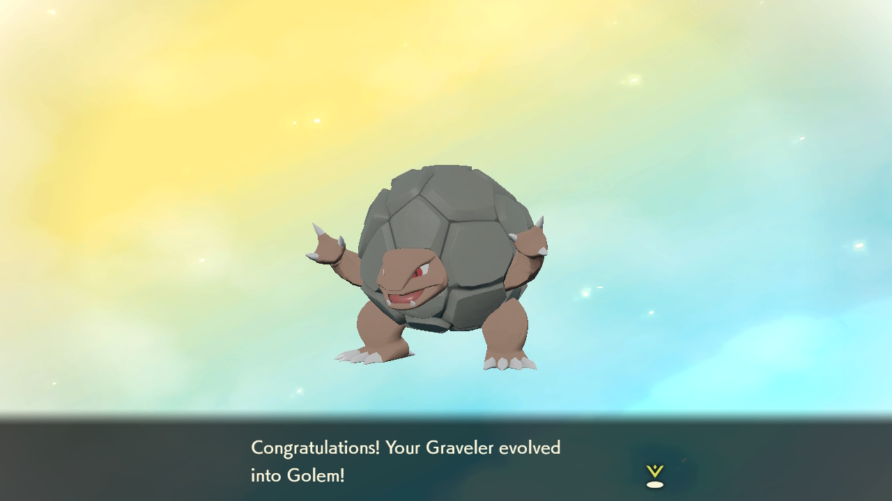 How to Evolve Graveler into Golem in Pokemon Legends: Arceus
