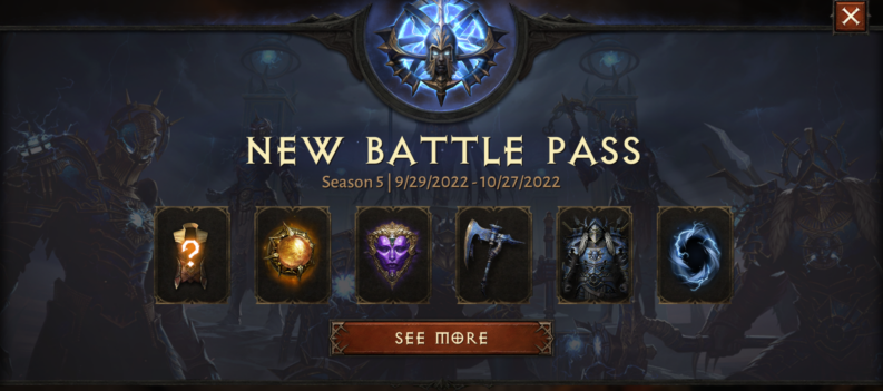 featured image diablo immortal season 5 battle pass rewards list