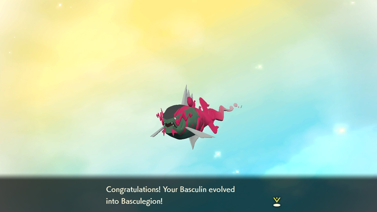 How to Evolve Basculin into Basculegion in Pokemon Legends: Arceus