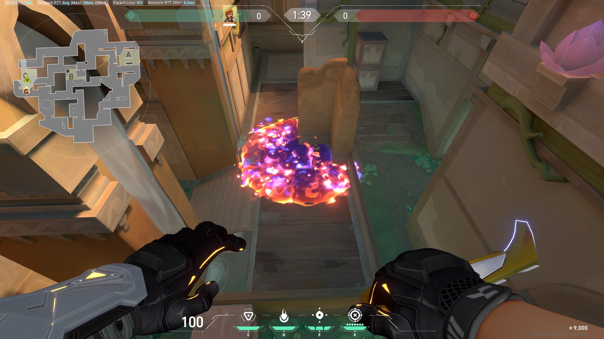 VALORANT: Brimstone Post-plant Molly Lineups on Lotus