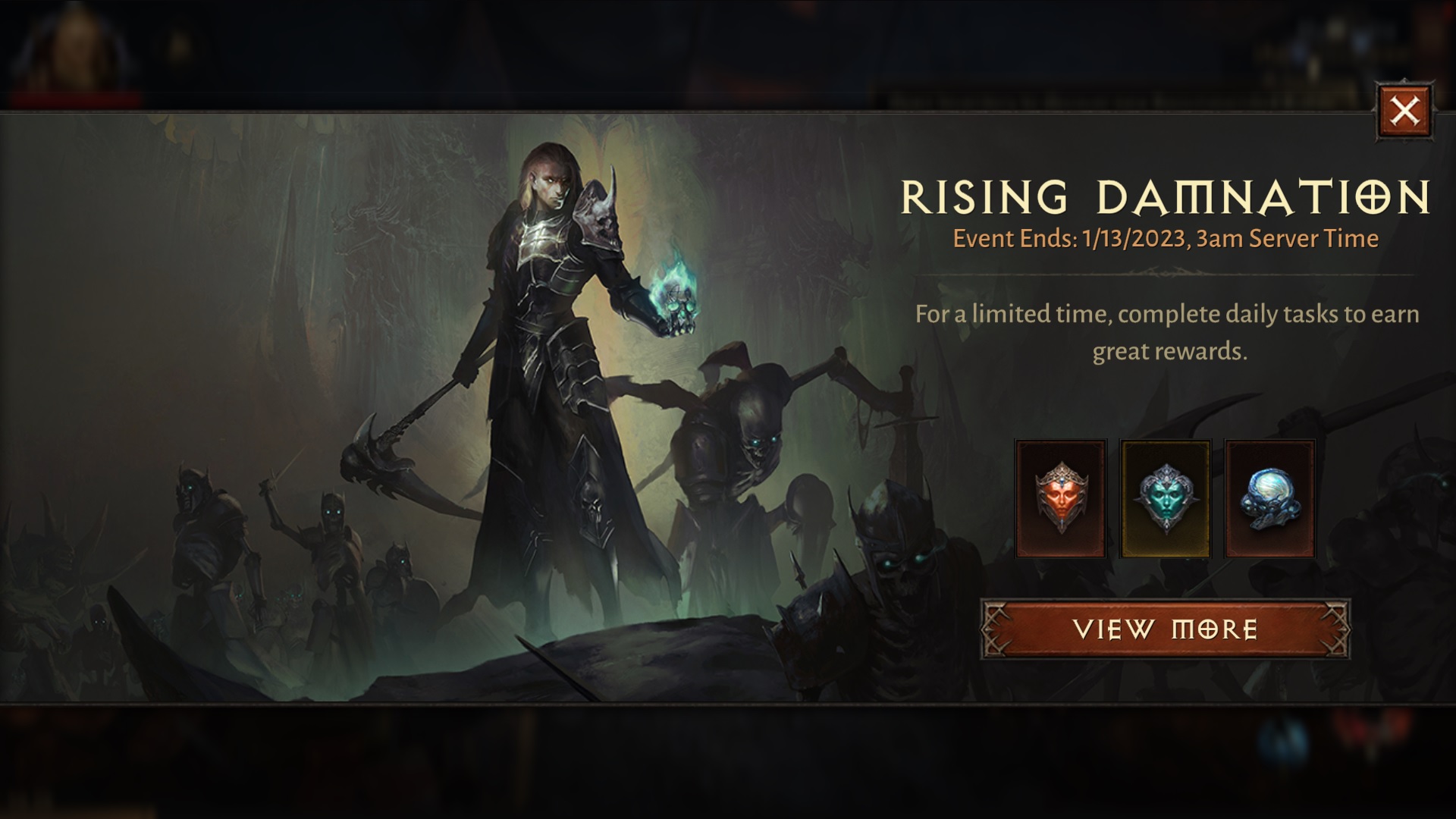Diablo Immortal 2023 Content Update: Rising Damnation Limited-time Event and Feature Updates Guide