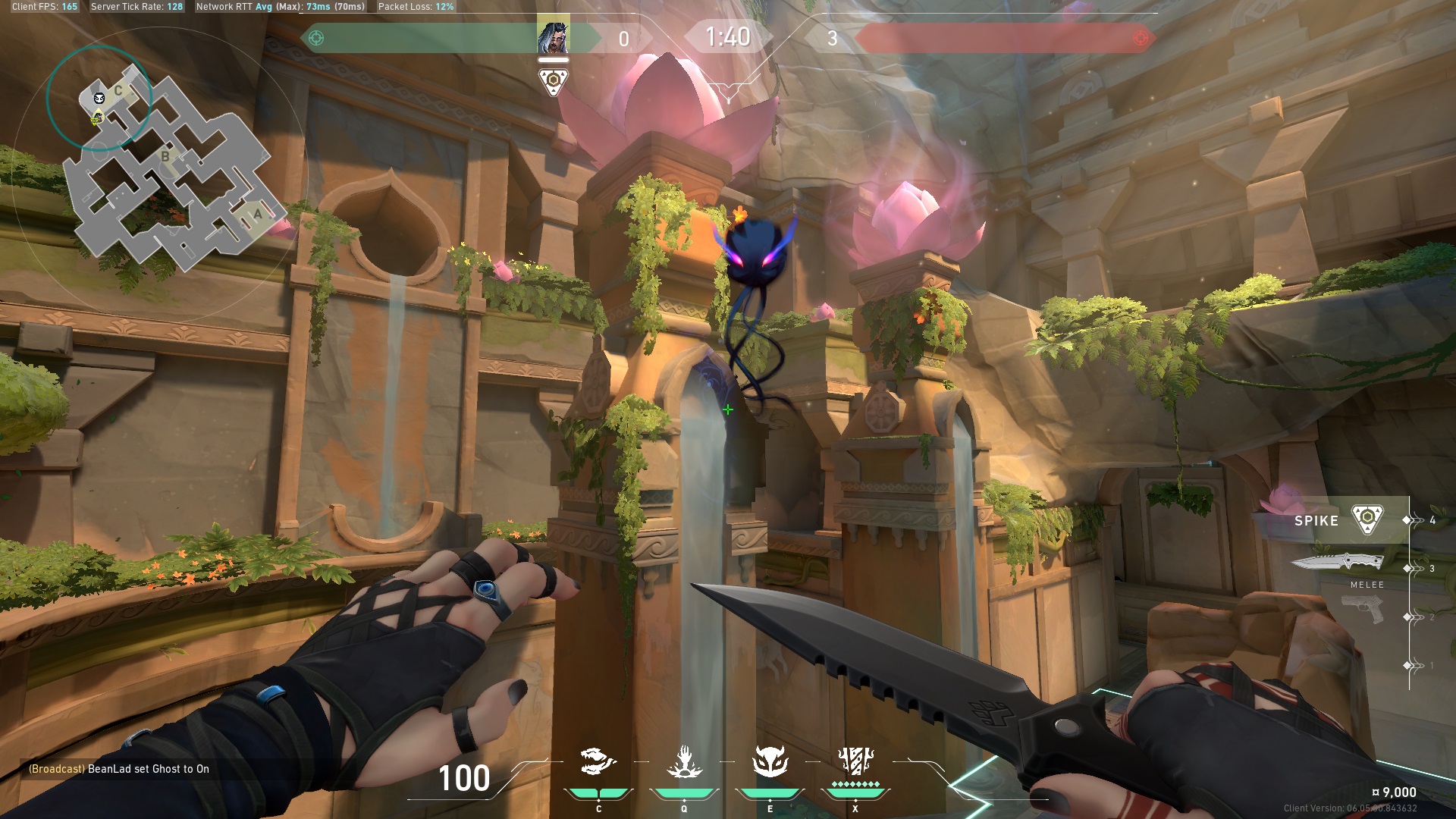 VALORANT: Fade Haunt Lineups on Lotus (Attacking)