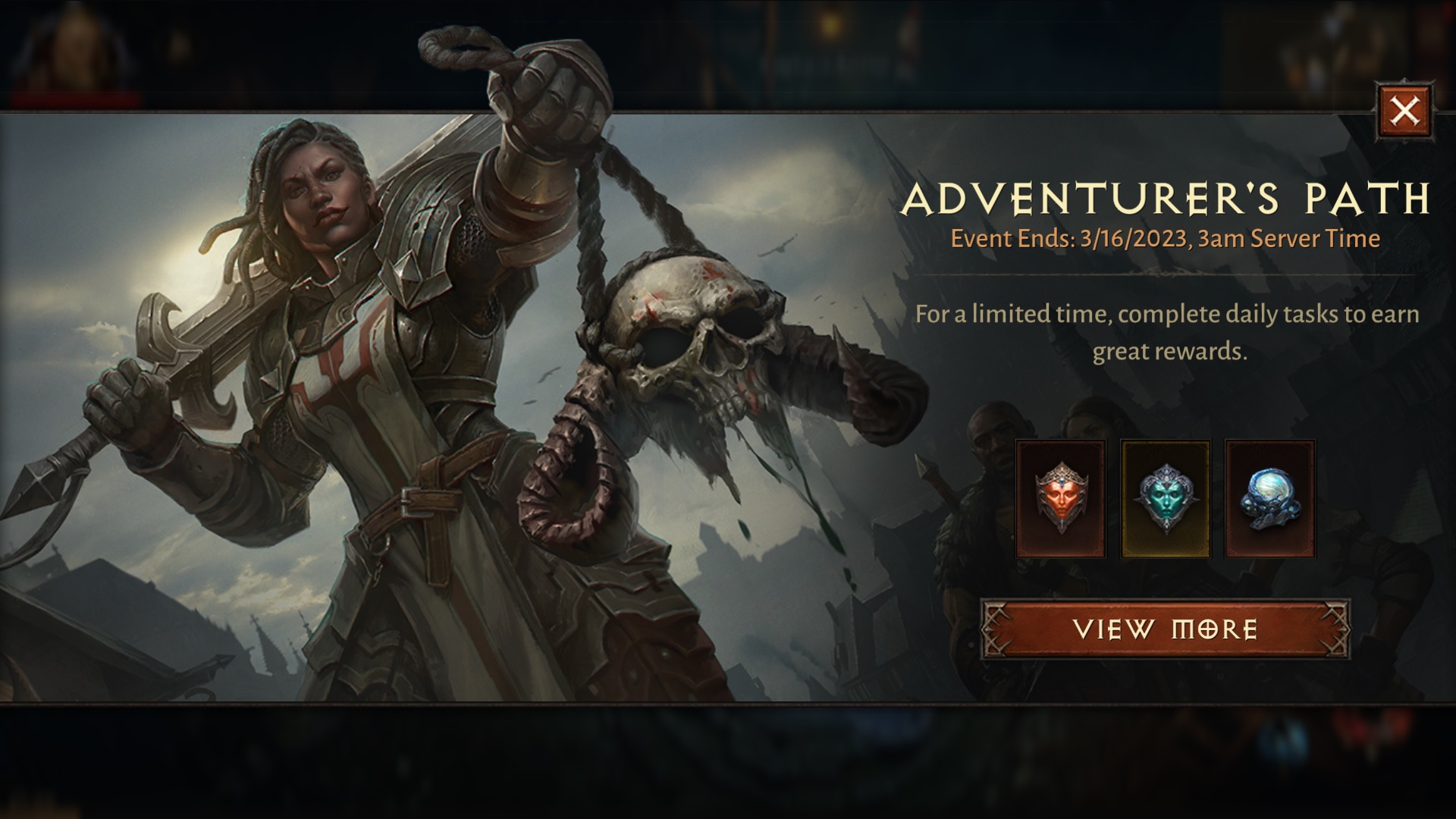 Diablo Immortal: Adventurer's Path Event Guide