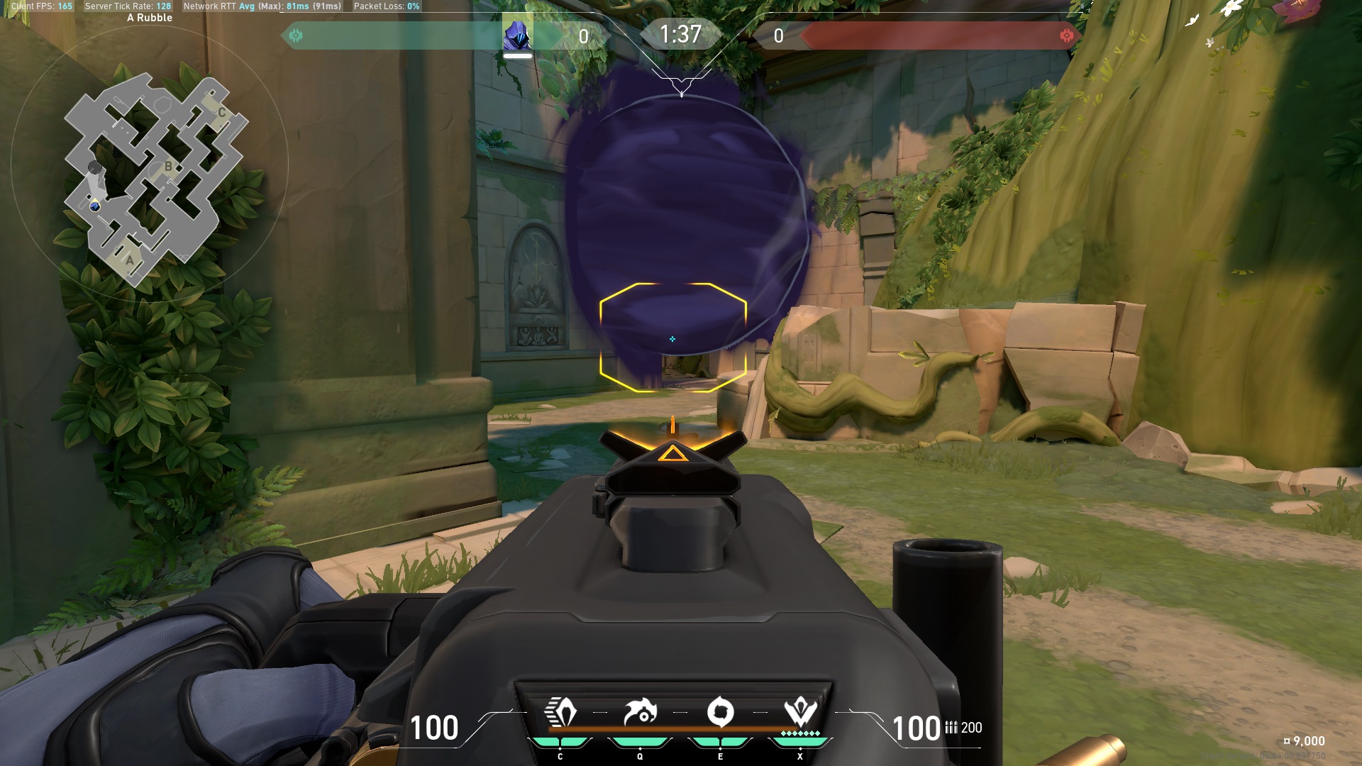 VALORANT: Omen One-way Smokes on Lotus (Defending)