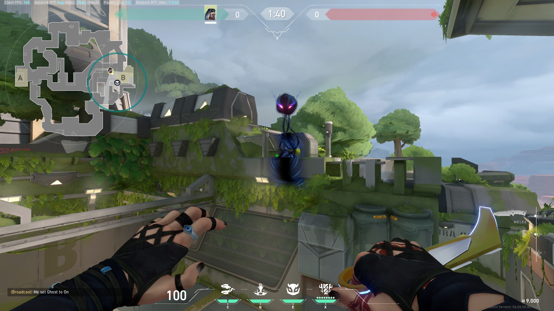 VALORANT: Fade Haunt Lineups on Fracture (Defending)