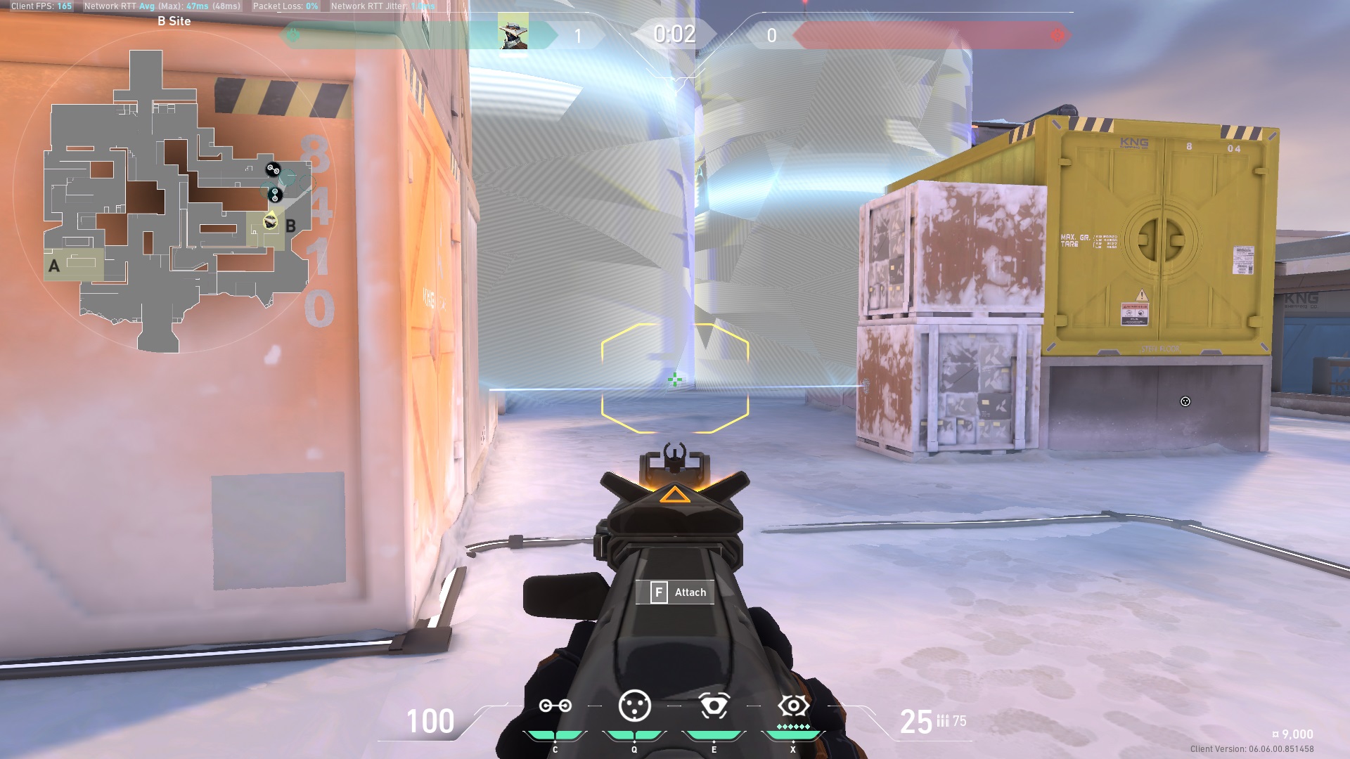 VALORANT: Cypher One-way Setups on Icebox