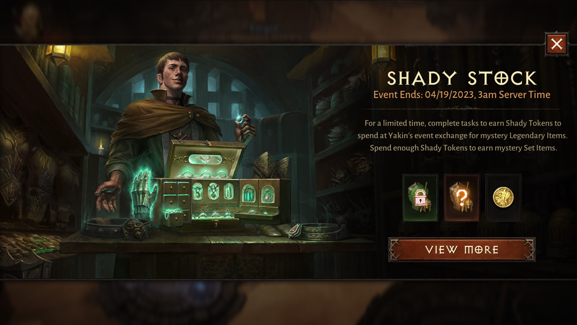 Diablo Immortal: Shady Stock Event Guide