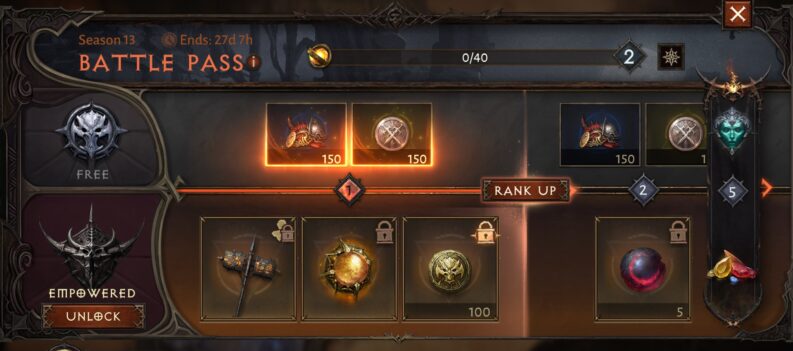 featured image diablo immortal season 13 battle pass rewards list