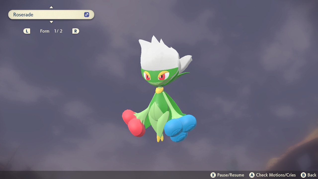 Pokemon Legends: Arceus Ultimate Roserade Guide