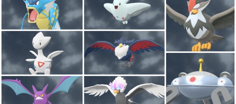 The Flying Pokemon in Pokemon Legends: Arceus