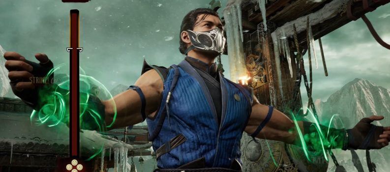 A screenshot of Sub-zero in Mortal Kombat 1.